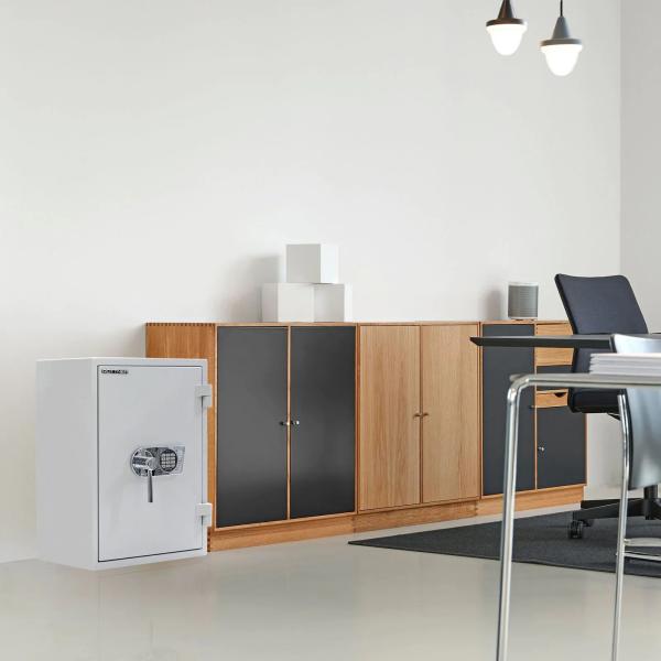 Rottner Papiersicherungsschrank EN2 Fire Master 65 Elektronikschloss lichtgrau T06432